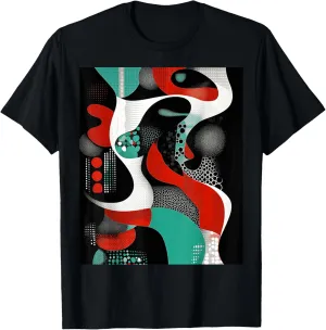 Abstract Geometric Modern Art T-Shirt