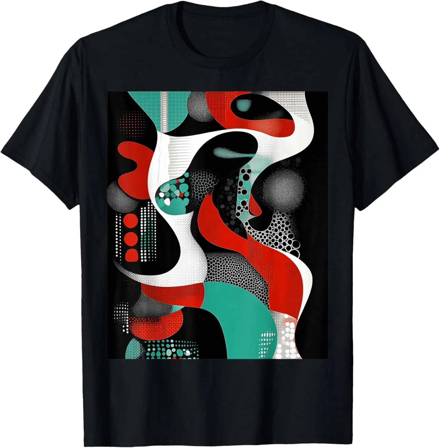 Abstract Geometric Modern Art T-Shirt