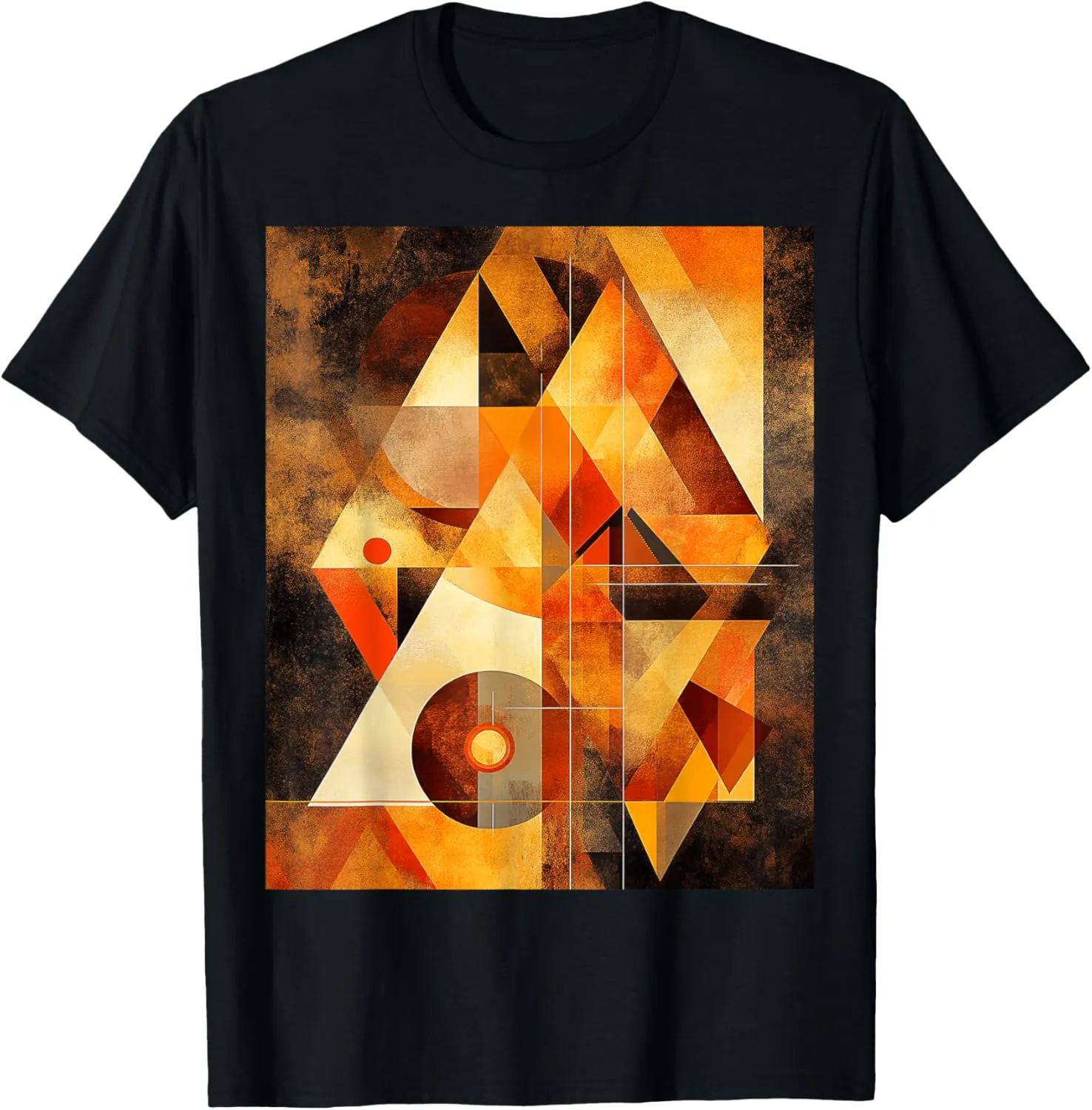 Abstract Geometric Shapes Art Modern T-Shirt