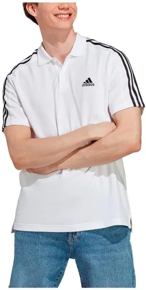 adidas Essentials Piqu Embroidered Small Logo 3-Stripes Polo Shirt Polo Shirt Men's (Pack of 1)