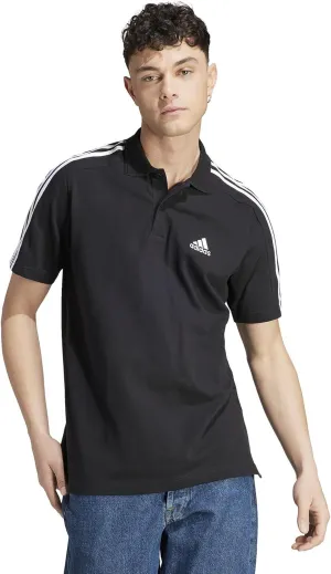 adidas Essentials Piqu Embroidered Small Logo 3-Stripes Polo Shirt Polo Shirt Men's (Pack of 1)