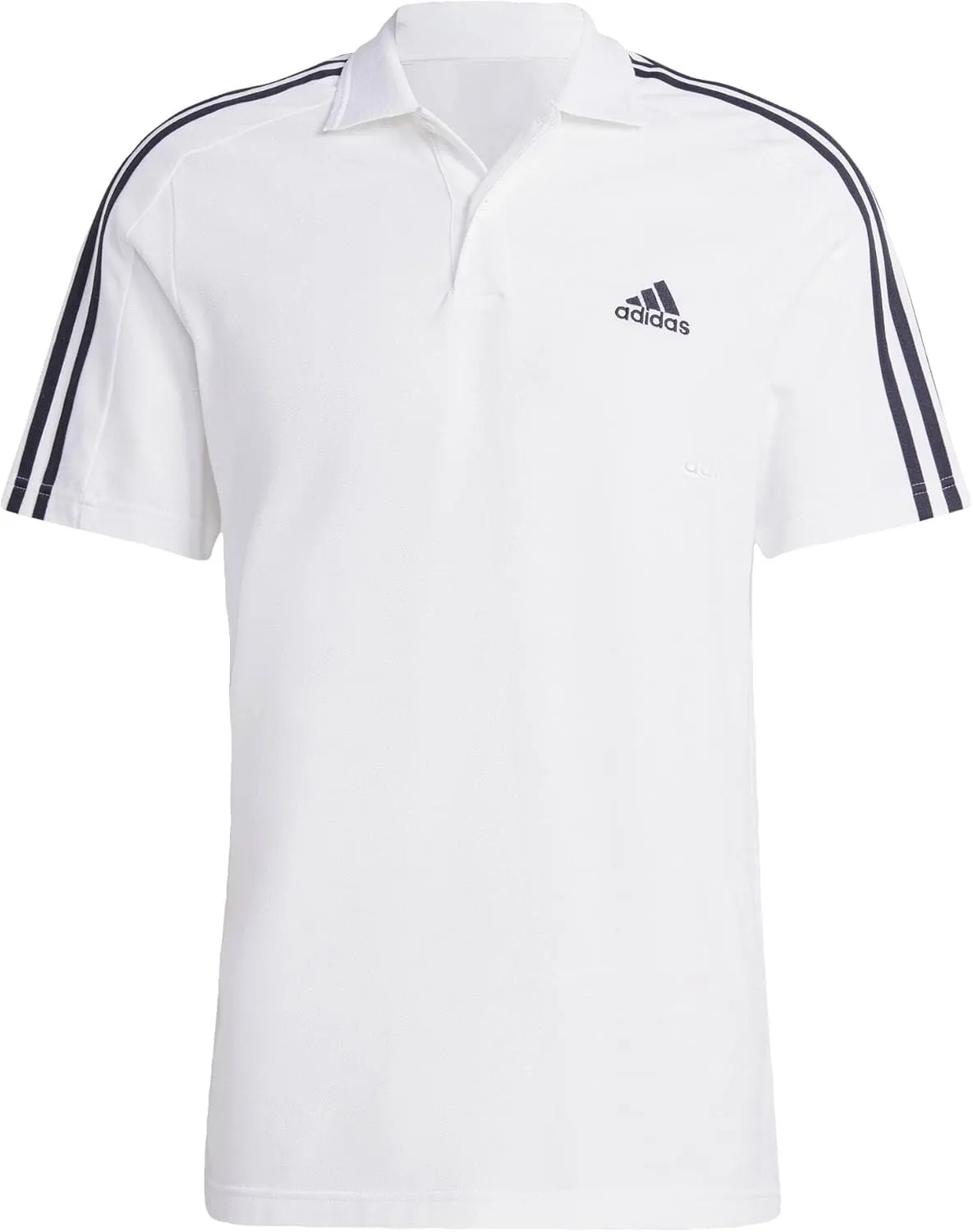 adidas Essentials Piqu Embroidered Small Logo 3-Stripes Polo Shirt Polo Shirt Men's (Pack of 1)