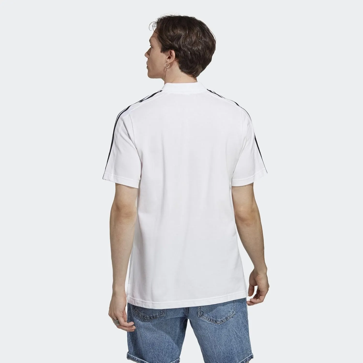 adidas Essentials Piqu Embroidered Small Logo 3-Stripes Polo Shirt Polo Shirt Men's (Pack of 1)