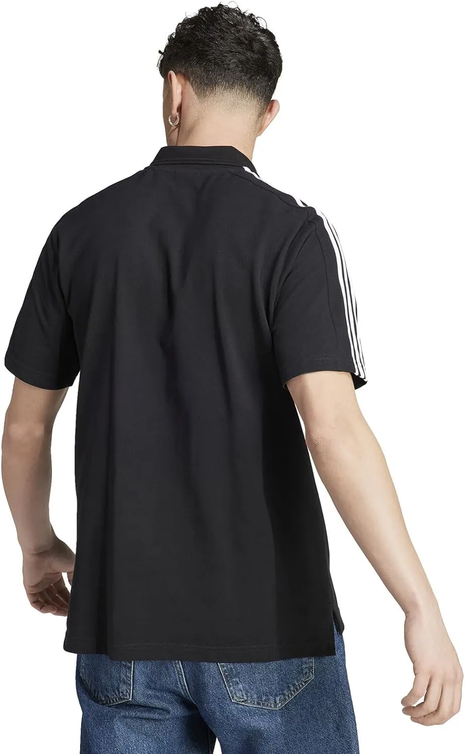 adidas Essentials Piqu Embroidered Small Logo 3-Stripes Polo Shirt Polo Shirt Men's (Pack of 1)