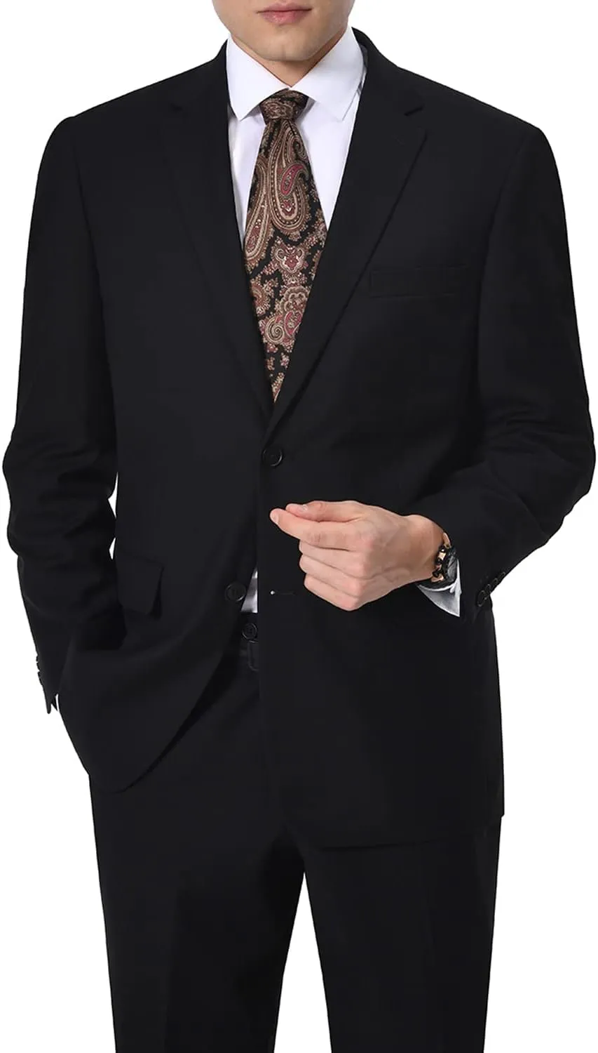 AMY ZHU Men's Classic Fit Suit Separates with Suit Jacket & Custom Dress Pants Size Selection