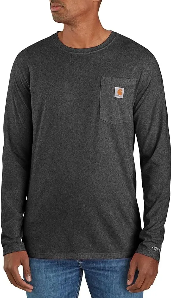 Carhartt Men's Force Relaxed Fit Midweight Long-Sleeve Pocket T-Shirt
