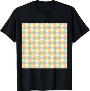 Colorful Modern Abstract Geometric Pattern T-Shirt