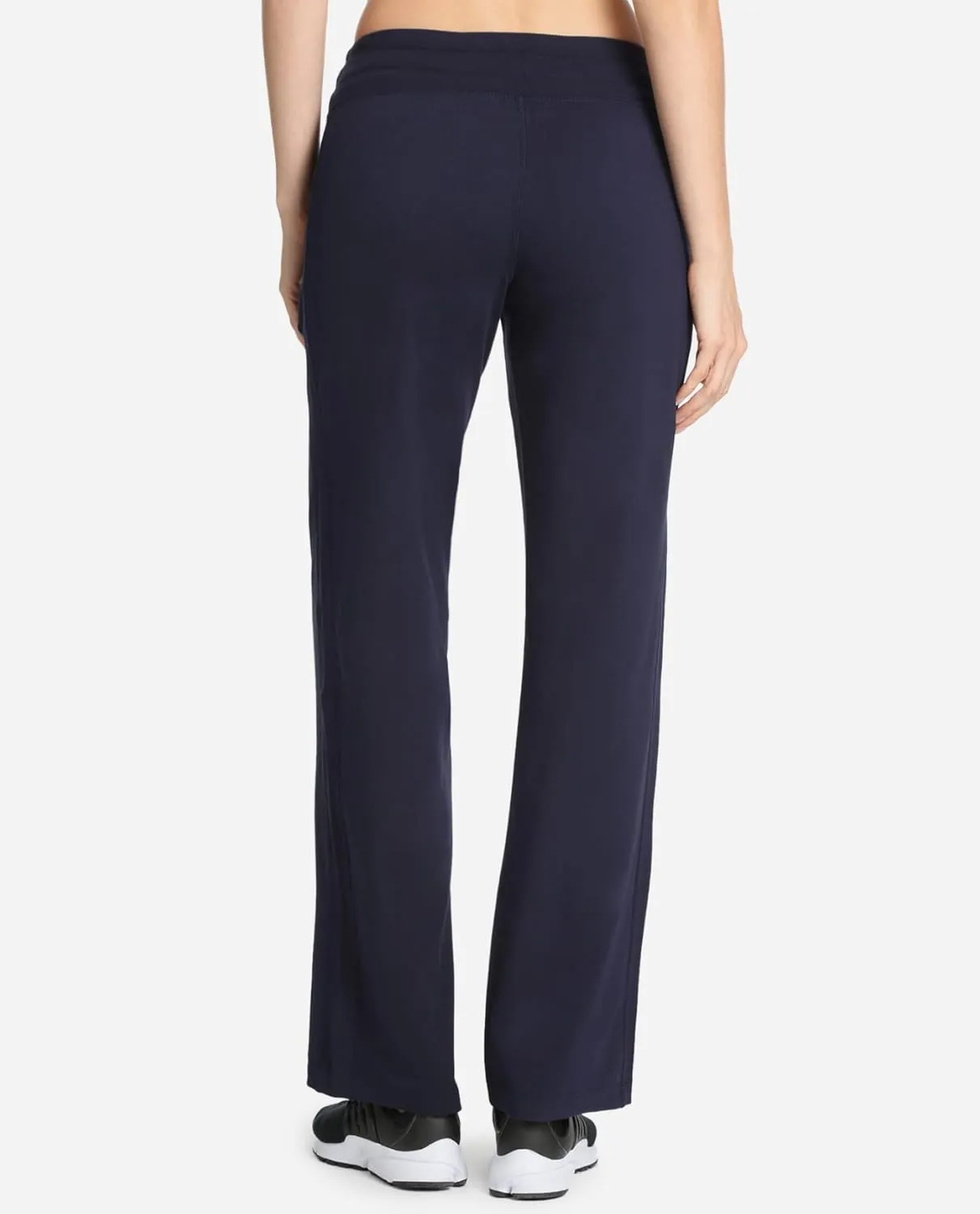 Danskin Women's Straight Leg Drawcord Athletic Pants