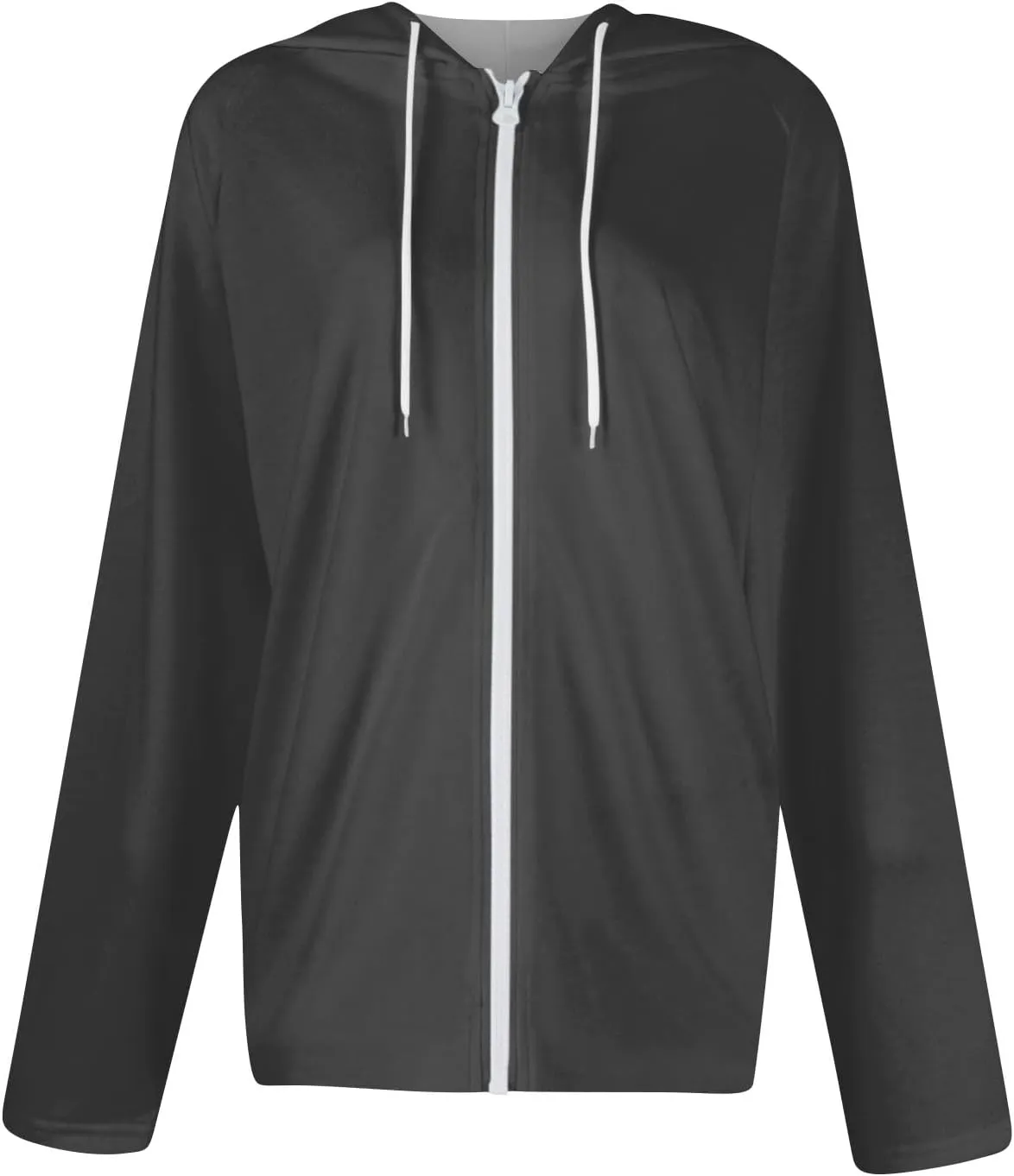 Fall Jackets for Women 2024 Fashion Full Zip Up Hoodie Long Sleeve Cropped Sweatshirt Jackets Casual Comfy Coats Tops