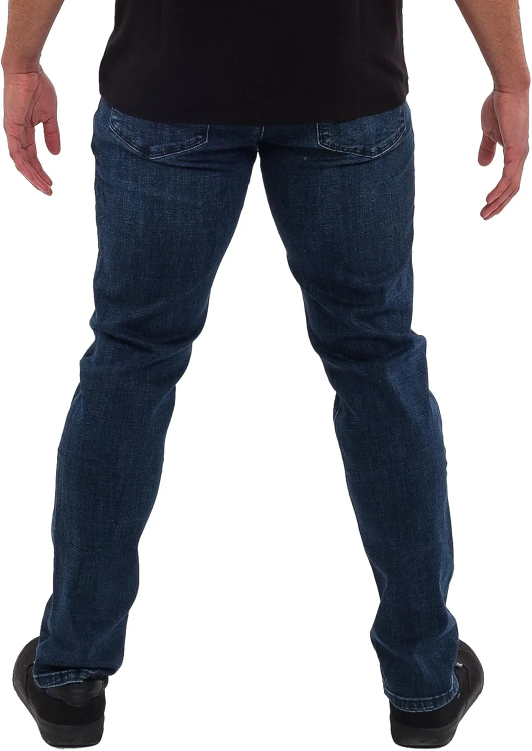 Kenneth Cole REACTION Slim Fit Jeans for Men, 2-Way Stretch Jeans Slim Fit 5-Pocket, Stretch Denim Pants for Men