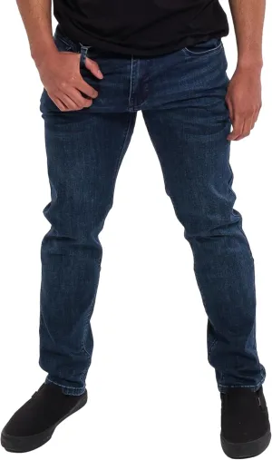 Kenneth Cole REACTION Slim Fit Jeans for Men, 2-Way Stretch Jeans Slim Fit 5-Pocket, Stretch Denim Pants for Men