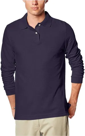 Lee Uniforms Men's Modern Fit Long Sleeve Polo