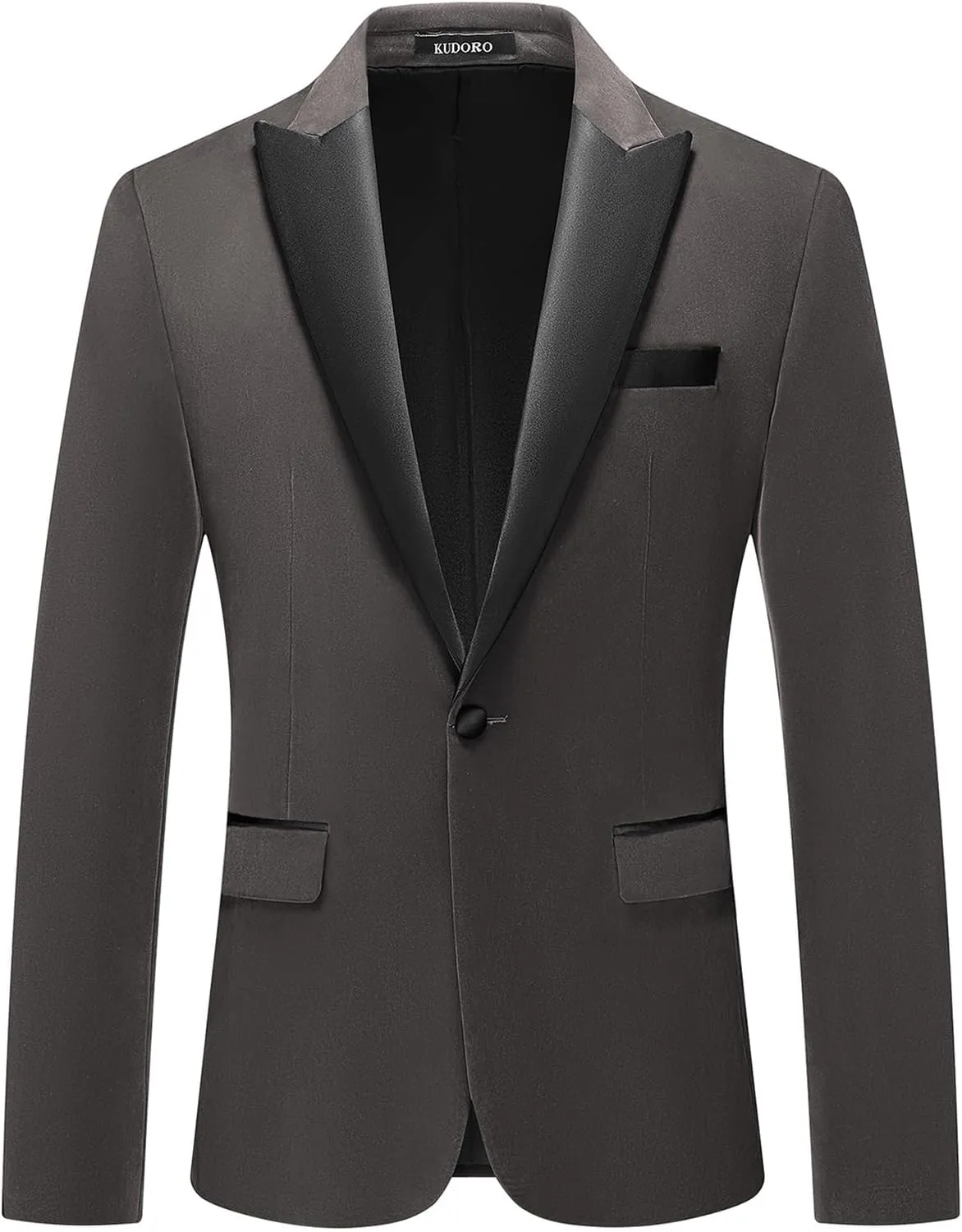 Mens Velvet Blazer Slim Fit Suit Jacket for Men Peaked Lapel One Button Tuxedo Blazer Wedding Prom Dinner