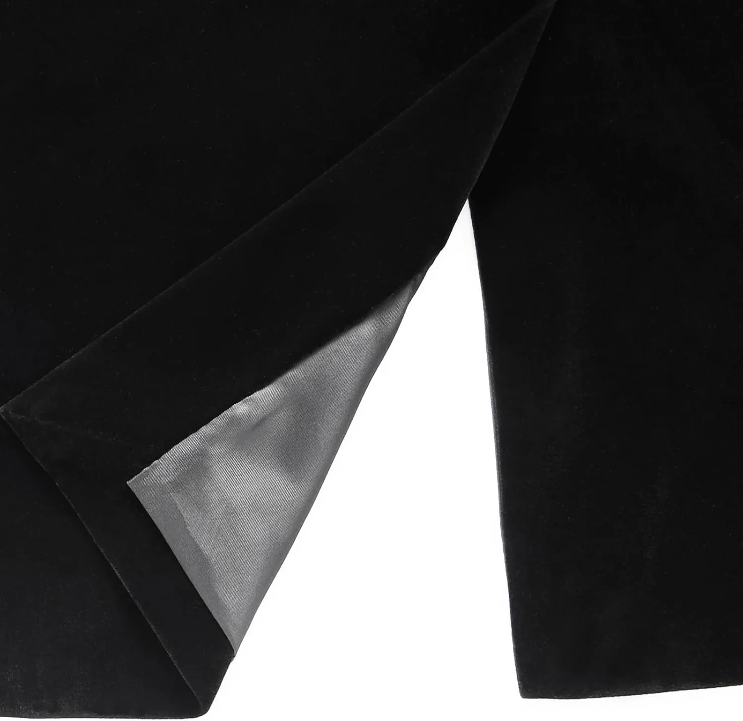 Mens Velvet Blazer Slim Fit Suit Jacket for Men Peaked Lapel One Button Tuxedo Blazer Wedding Prom Dinner