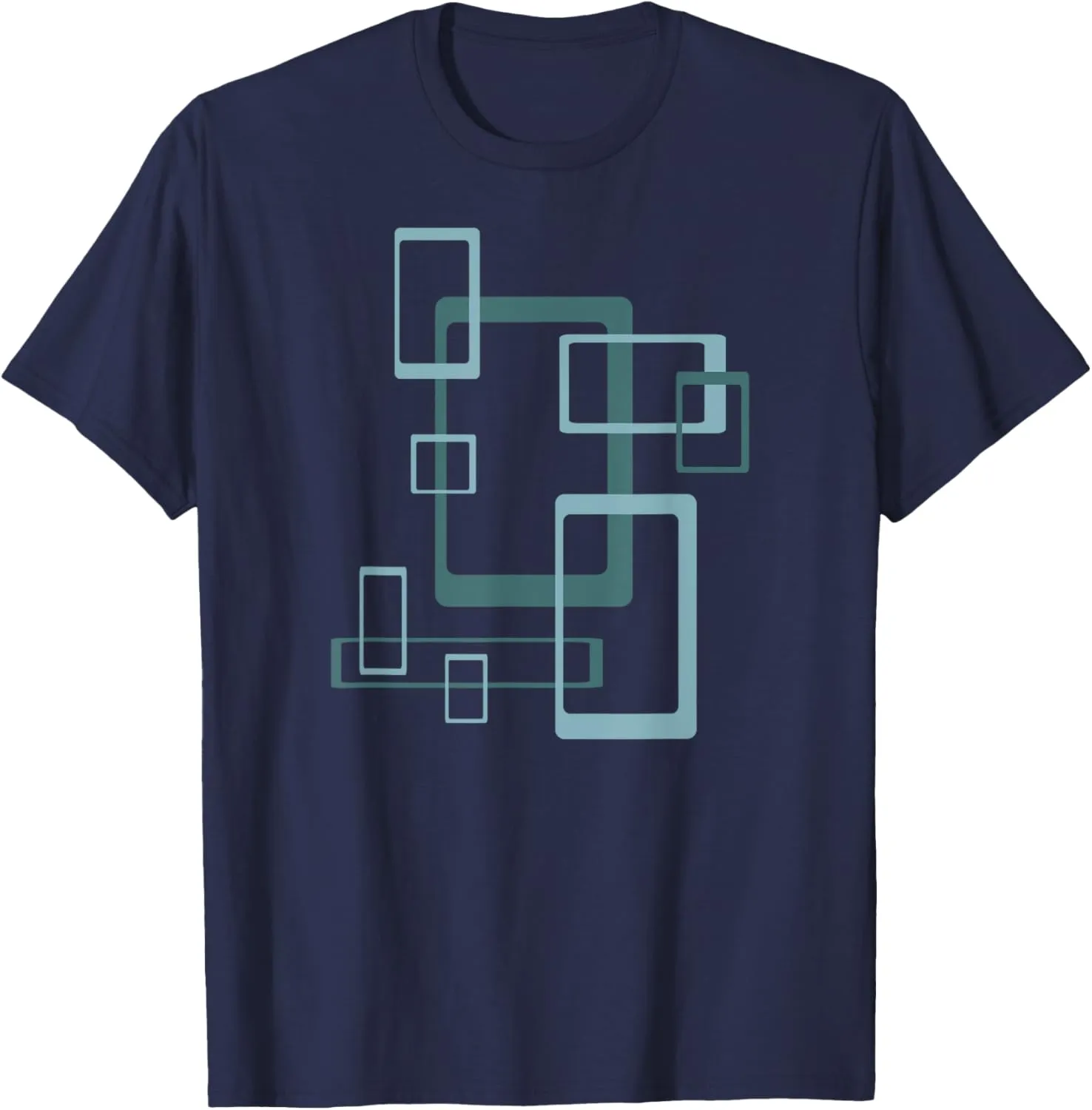 Mid Century Modern - 1950s - 1960s Geometric Pattern T-Shirt