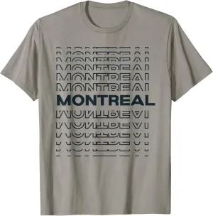 Minimalist City - Canada Modern Montreal T-Shirt
