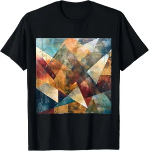 Modern Abstract Pattern Boho Abstract Geometric T-Shirt