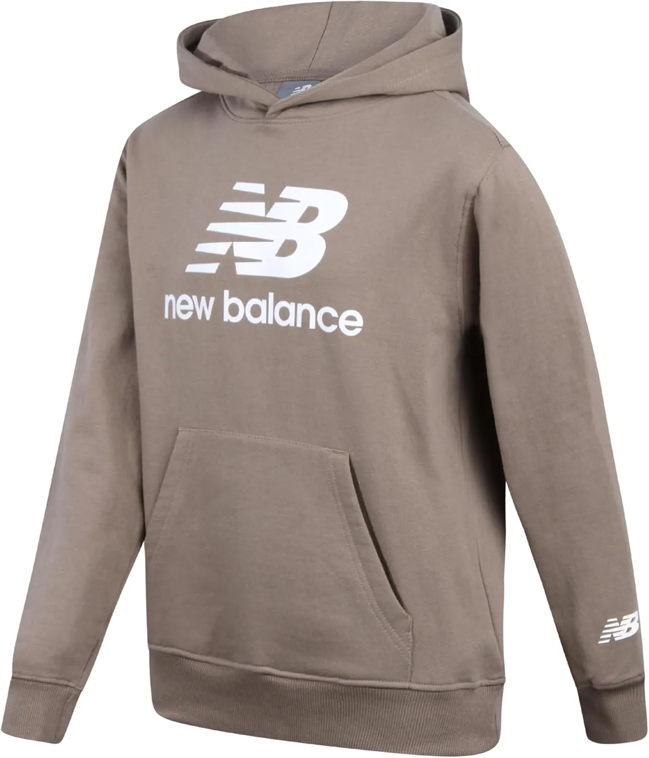 New Balance Boys Hoodie - Fleece Pullover Sweatshirt, Comfy Long Sleeve Hoodies for Boys with Kangaroo Pocket (Sizes 4-20)