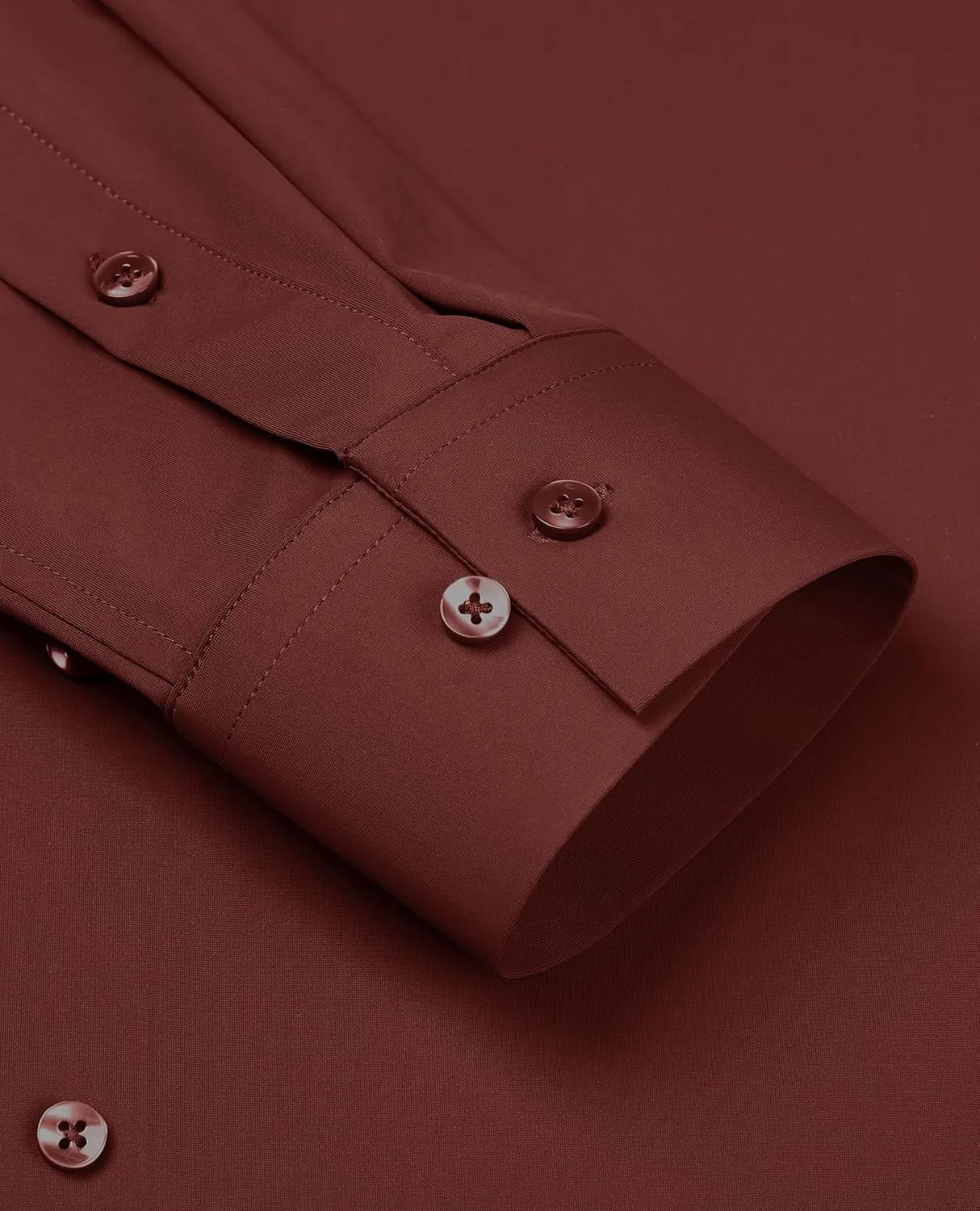 Stretch Mens Dress Shirts Long Sleeve Slim Fit Dress Shirts for Men Muscle Fit Wrinkle Free Button Down Shirt