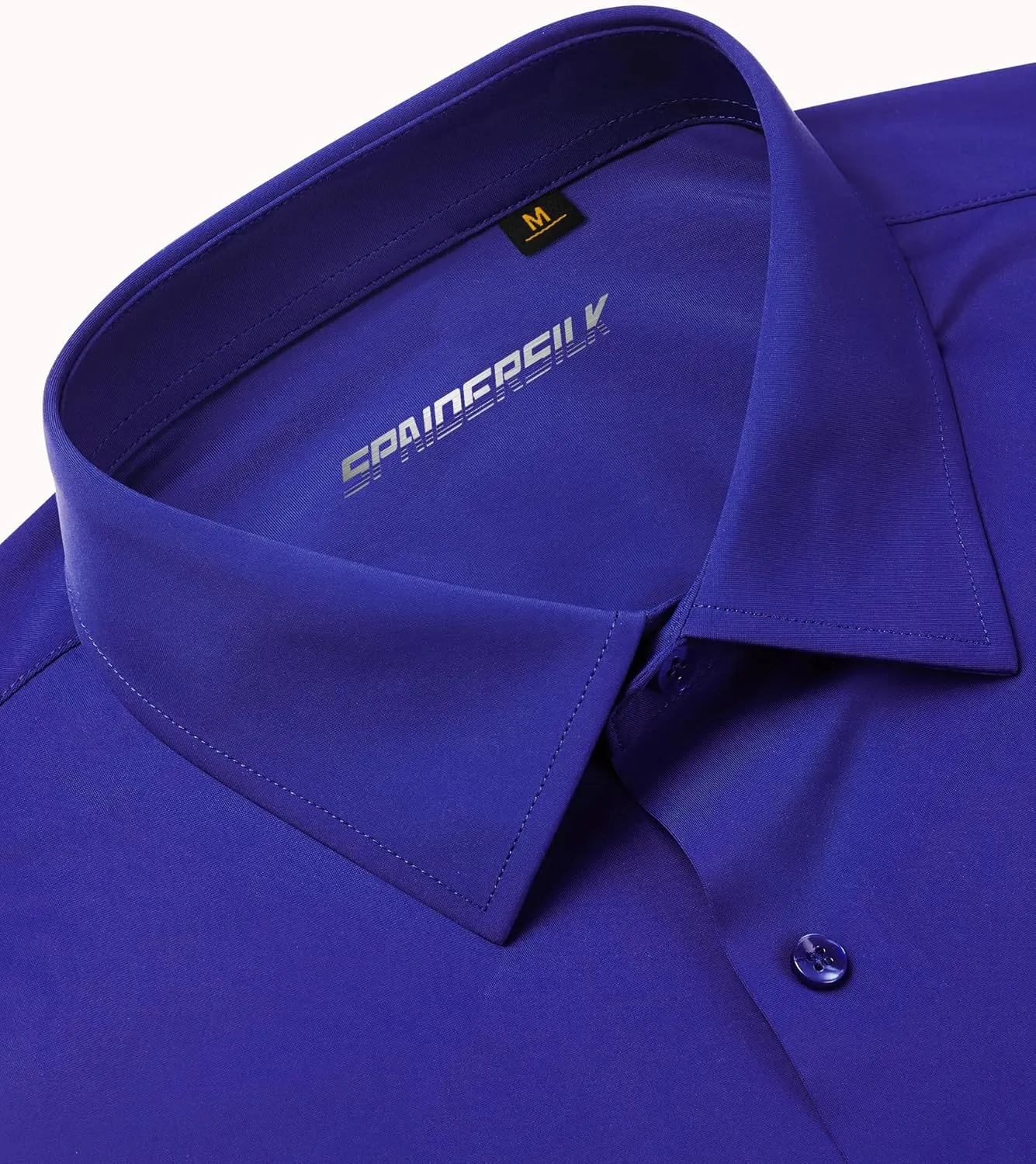 Stretch Mens Dress Shirts Long Sleeve Slim Fit Dress Shirts for Men Muscle Fit Wrinkle Free Button Down Shirt