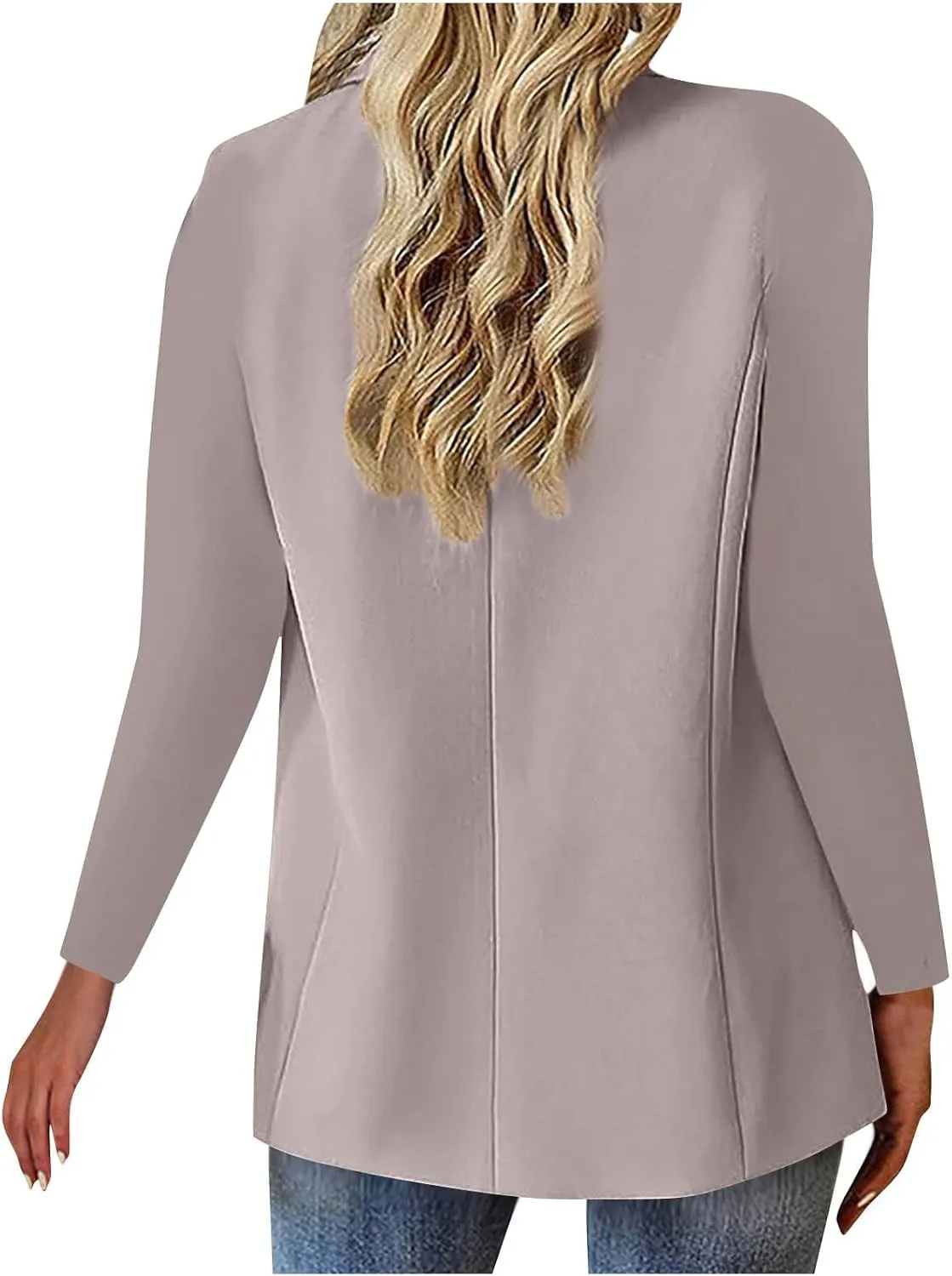 Suit Jackets for Women Business Casual Open Front Blazers Office Work Lightweight Coats Spring Summer Cardigan Suits