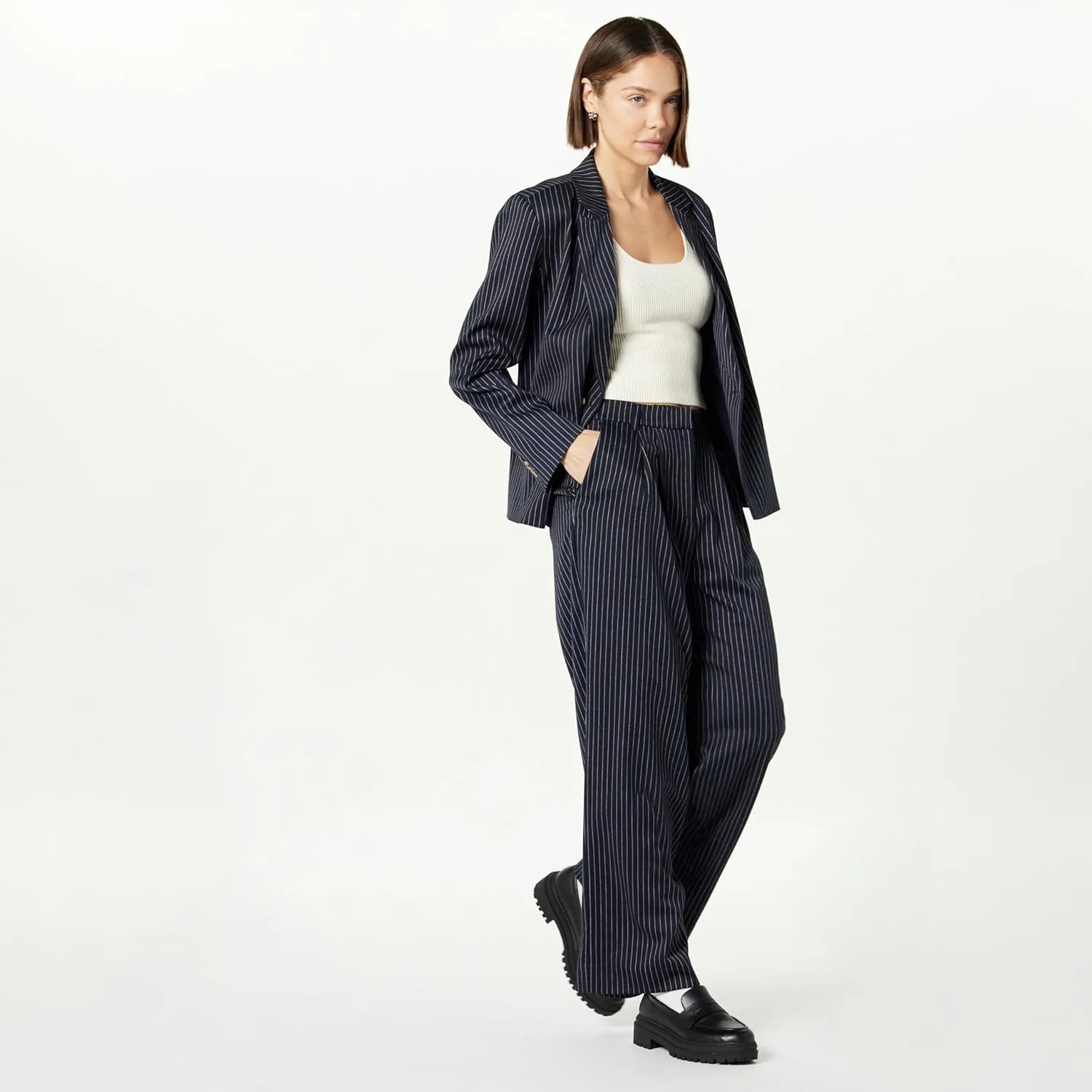 The Drop Women's Liza Relaxed Single-Breasted Blazer