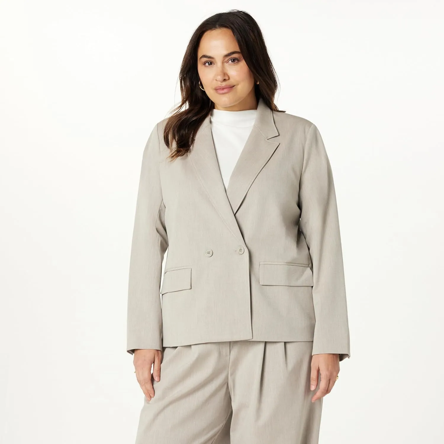 The Drop Women's Liza Relaxed Single-Breasted Blazer