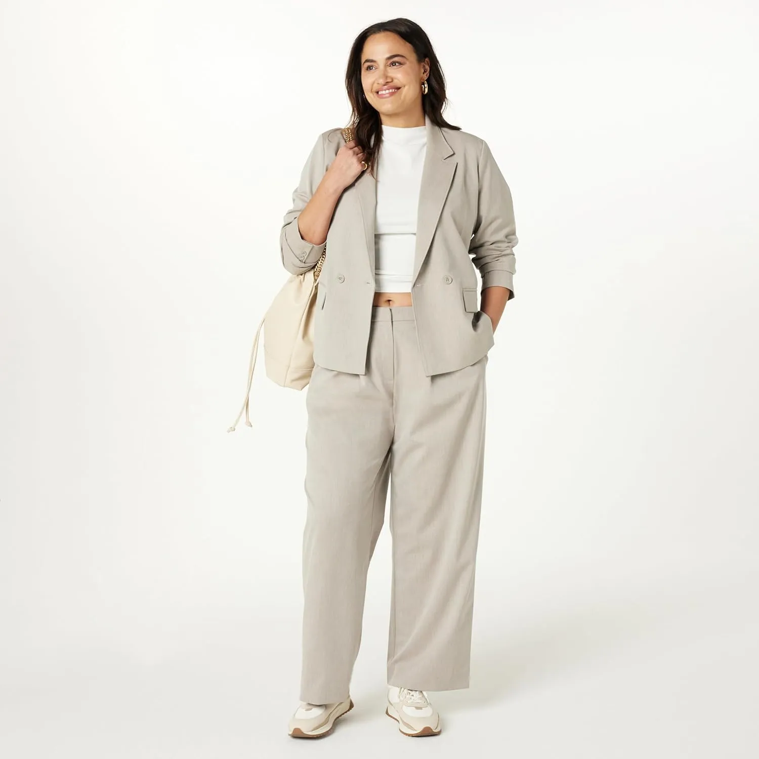 The Drop Women's Liza Relaxed Single-Breasted Blazer