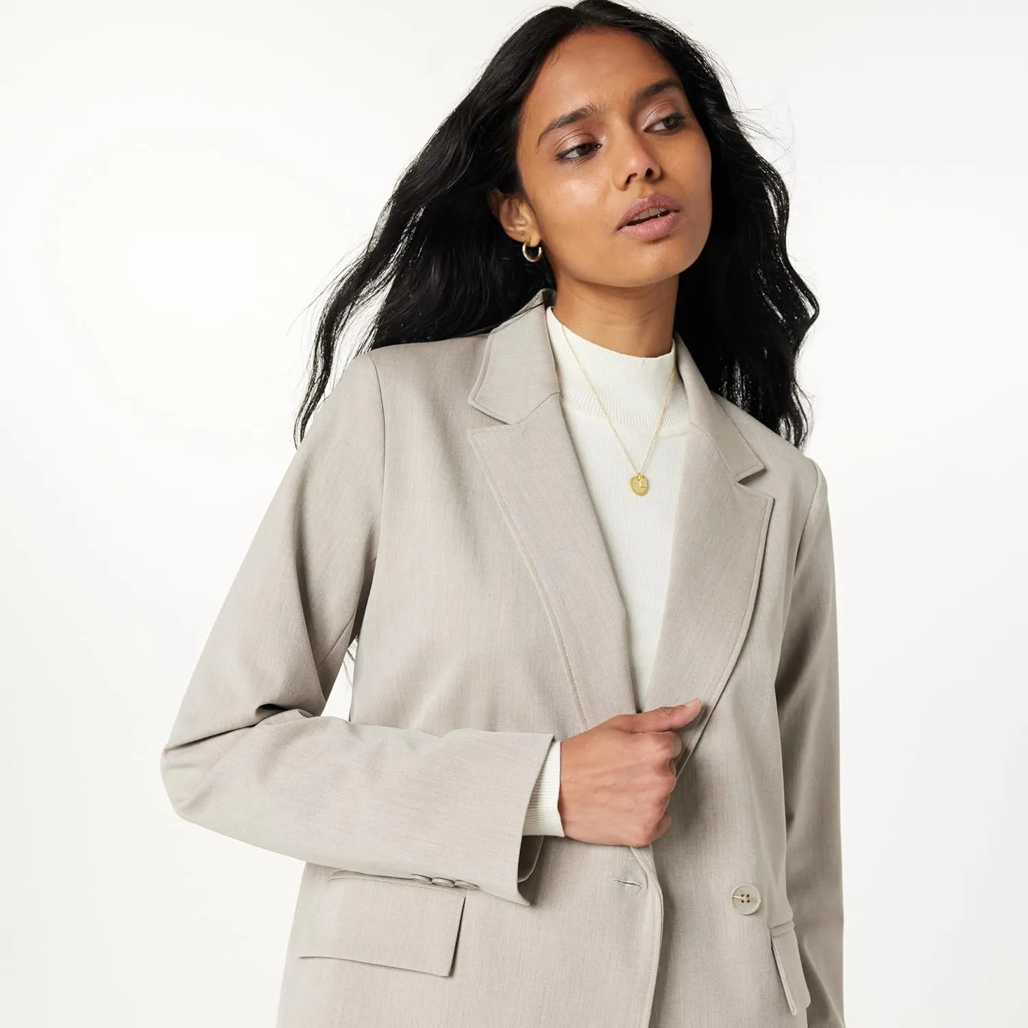 The Drop Women's Liza Relaxed Single-Breasted Blazer