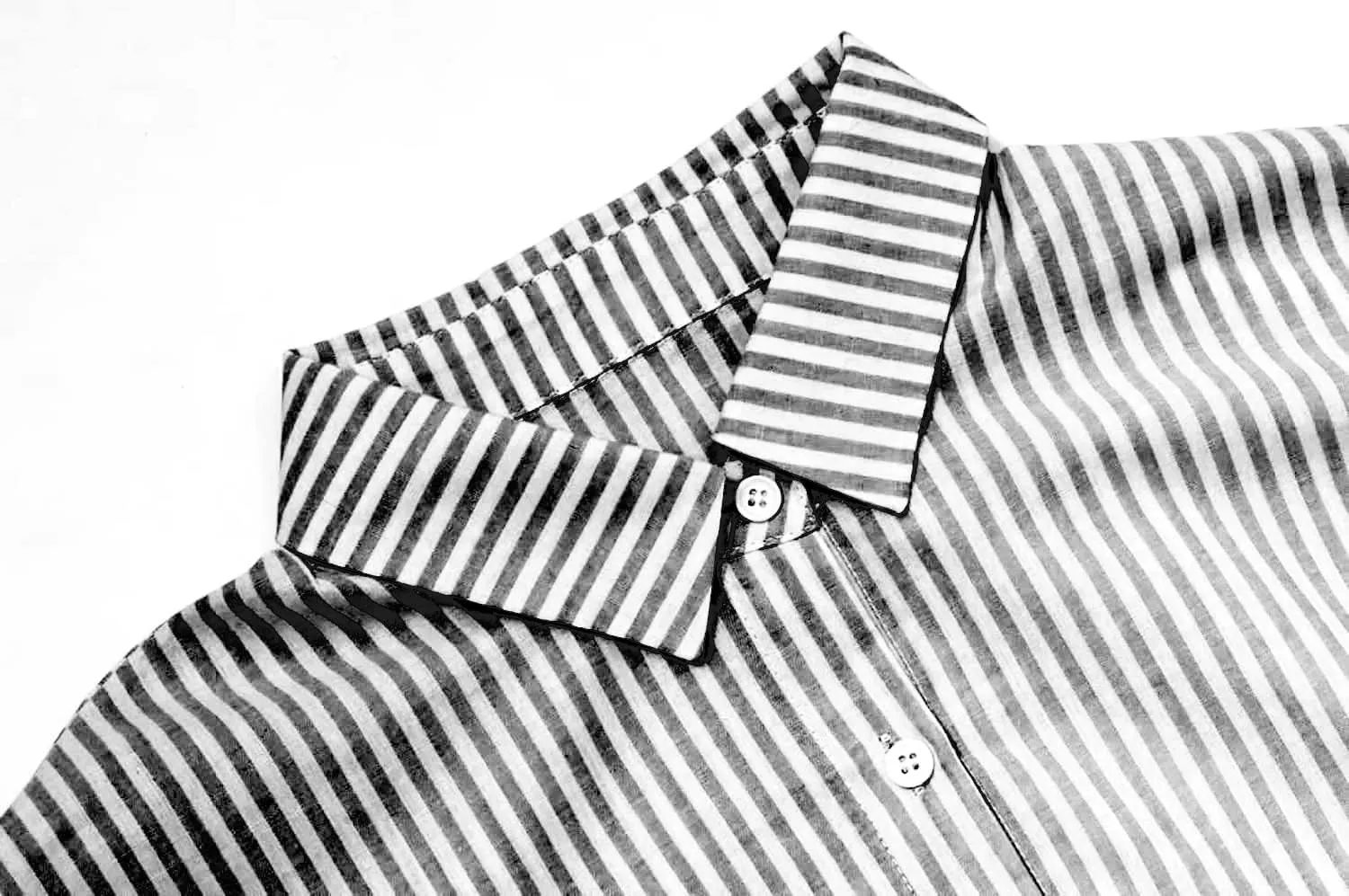 utcoco Womens Striped Long Sleeve Dress Casual Loose Button Down Cotton Maxi Shirt Dress