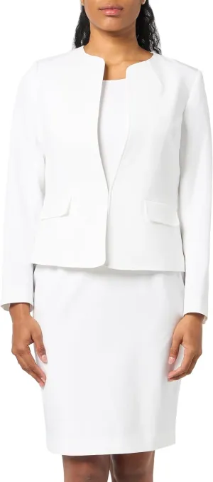 Women's Cardigan-Style Blazer & Sheath Dress