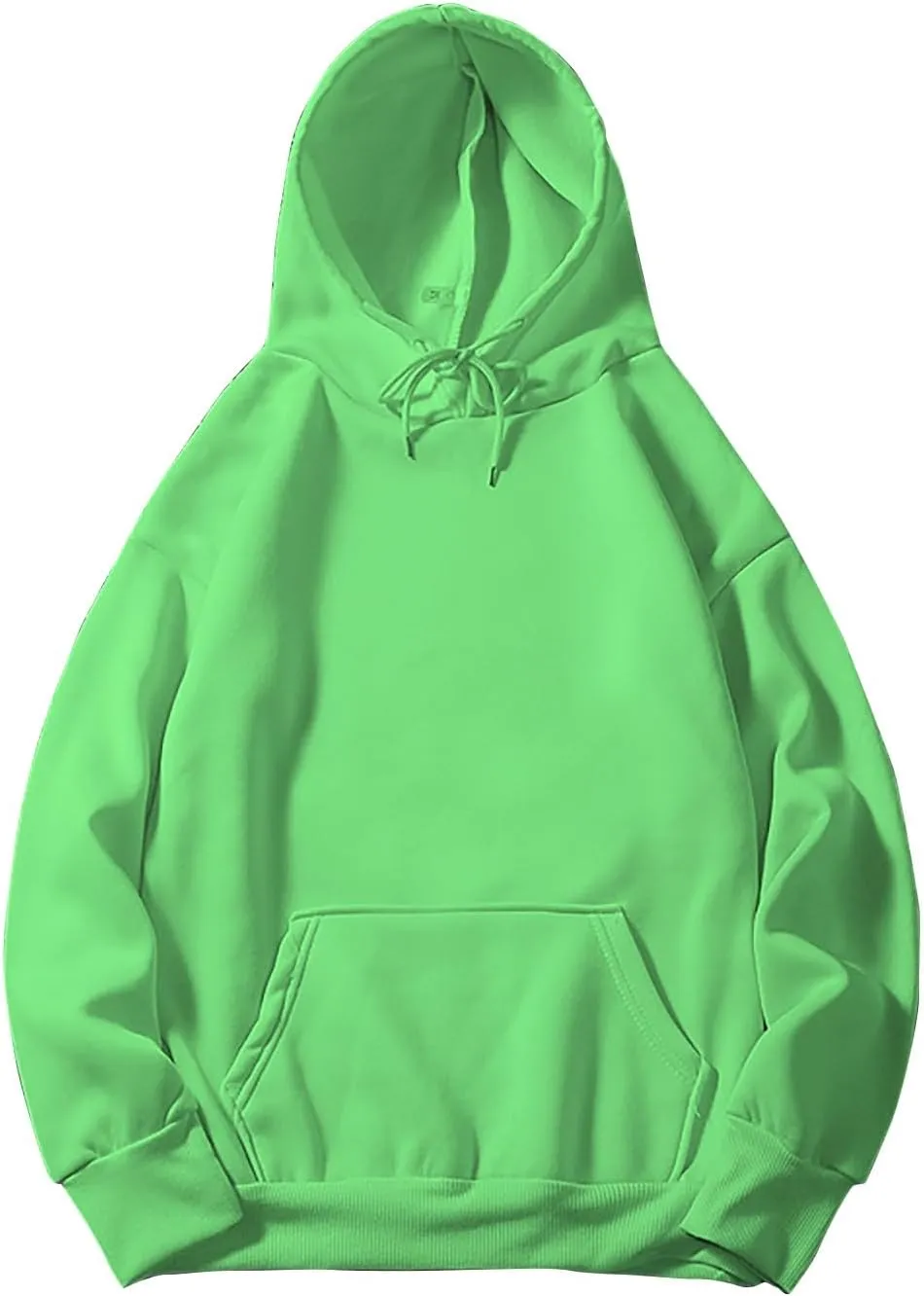 Women's Casual Hoodies Long Sleeve Lightweight Solid Pullover Tops Loose Fall Winter Sweatshirt with Pocket