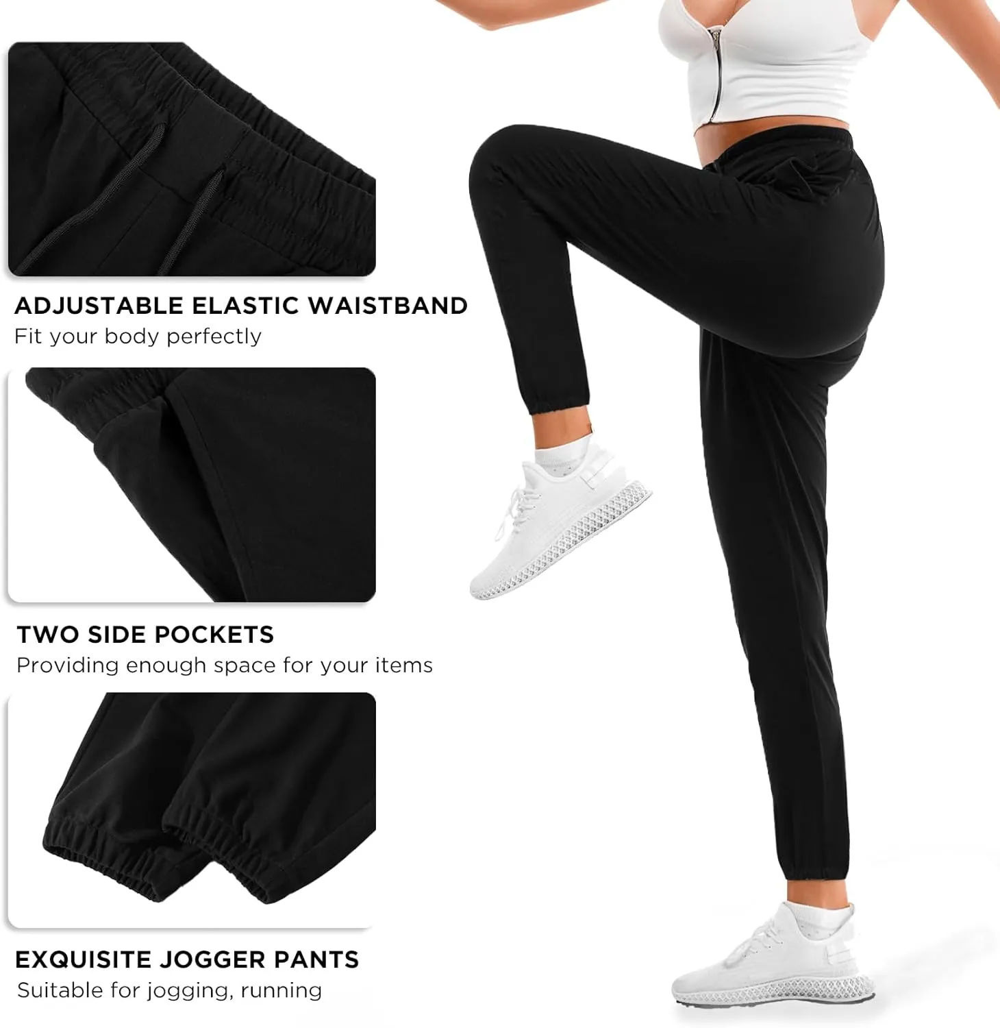 Womens Sweatpants with Pockets - Joggers for Women Sport Pants Trousers for Women