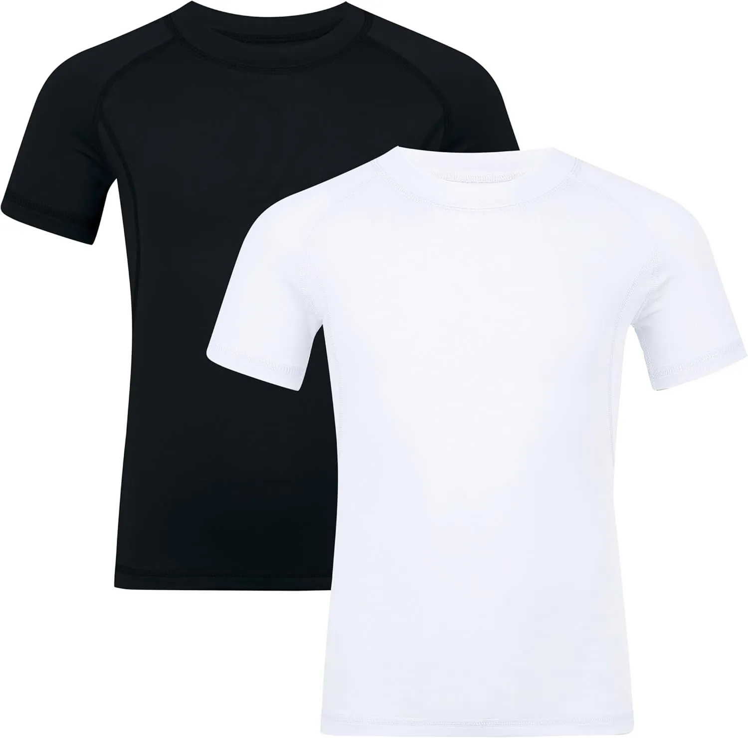 Youth Boys Compression Shirt Short Sleeve Kids Quick Dry Base Layer Undershirt Basketball Athletic T-Shirt