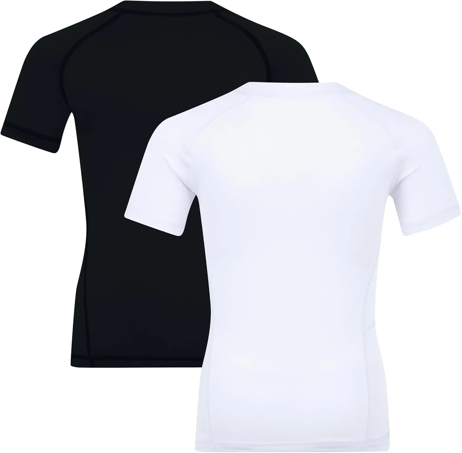Youth Boys Compression Shirt Short Sleeve Kids Quick Dry Base Layer Undershirt Basketball Athletic T-Shirt